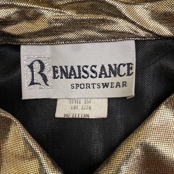Renaissance Vintage Gold Blouse - Picture 4 of 5